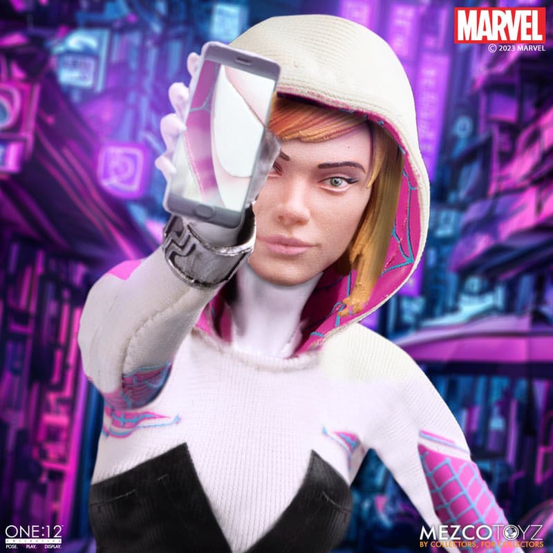 Marvel Actionfigur 1/12 Ghost-Spider from Earth-65 16 cm - Versand: 5-7 Tage nach Bestellung
