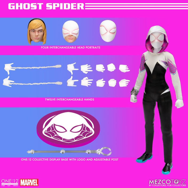 Marvel Actionfigur 1/12 Ghost-Spider from Earth-65 16 cm - Versand: 5-7 Tage nach Bestellung