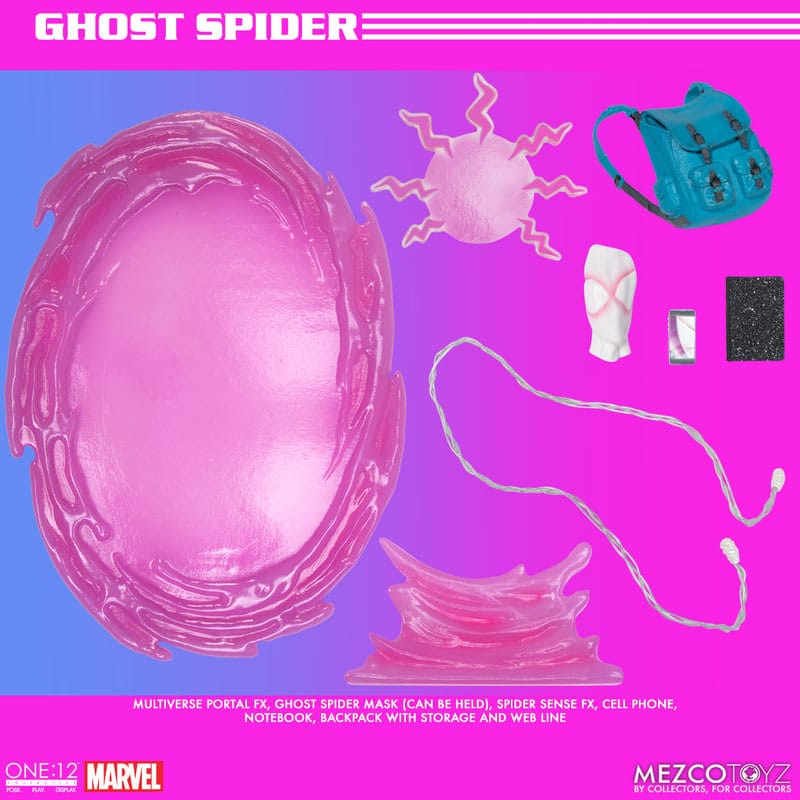 Marvel Actionfigur 1/12 Ghost-Spider from Earth-65 16 cm - Versand: 5-7 Tage nach Bestellung