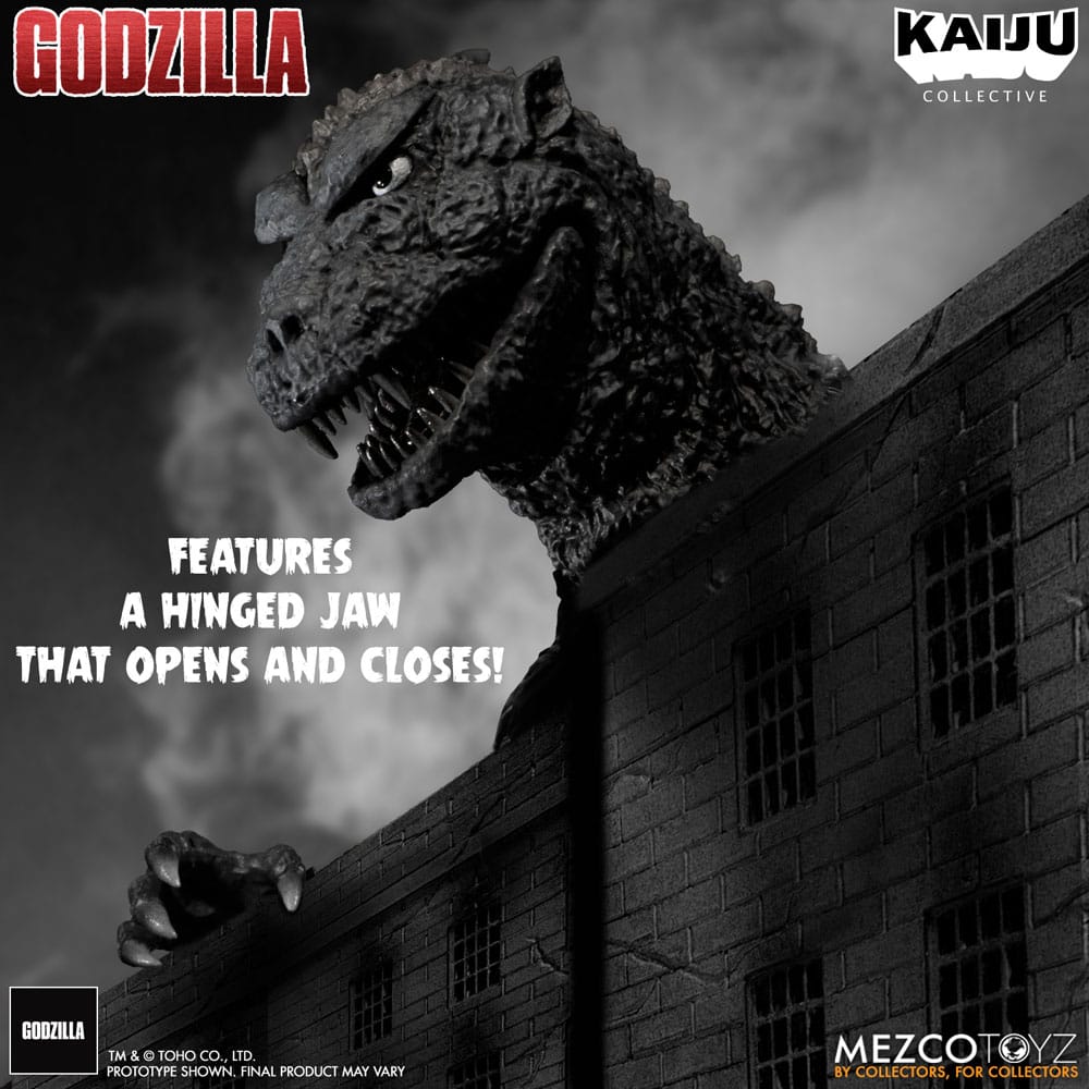Godzilla (1954) Kaiju Collective Actionfigur Godzilla - Black & White Edition 20 cm - Preorder - ETA: 27.11.2025
