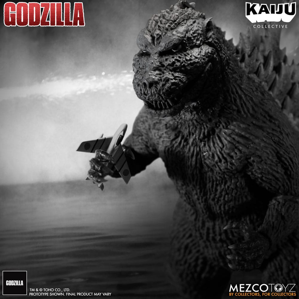 Godzilla (1954) Kaiju Collective Actionfigur Godzilla - Black & White Edition 20 cm - Preorder - ETA: 27.11.2025