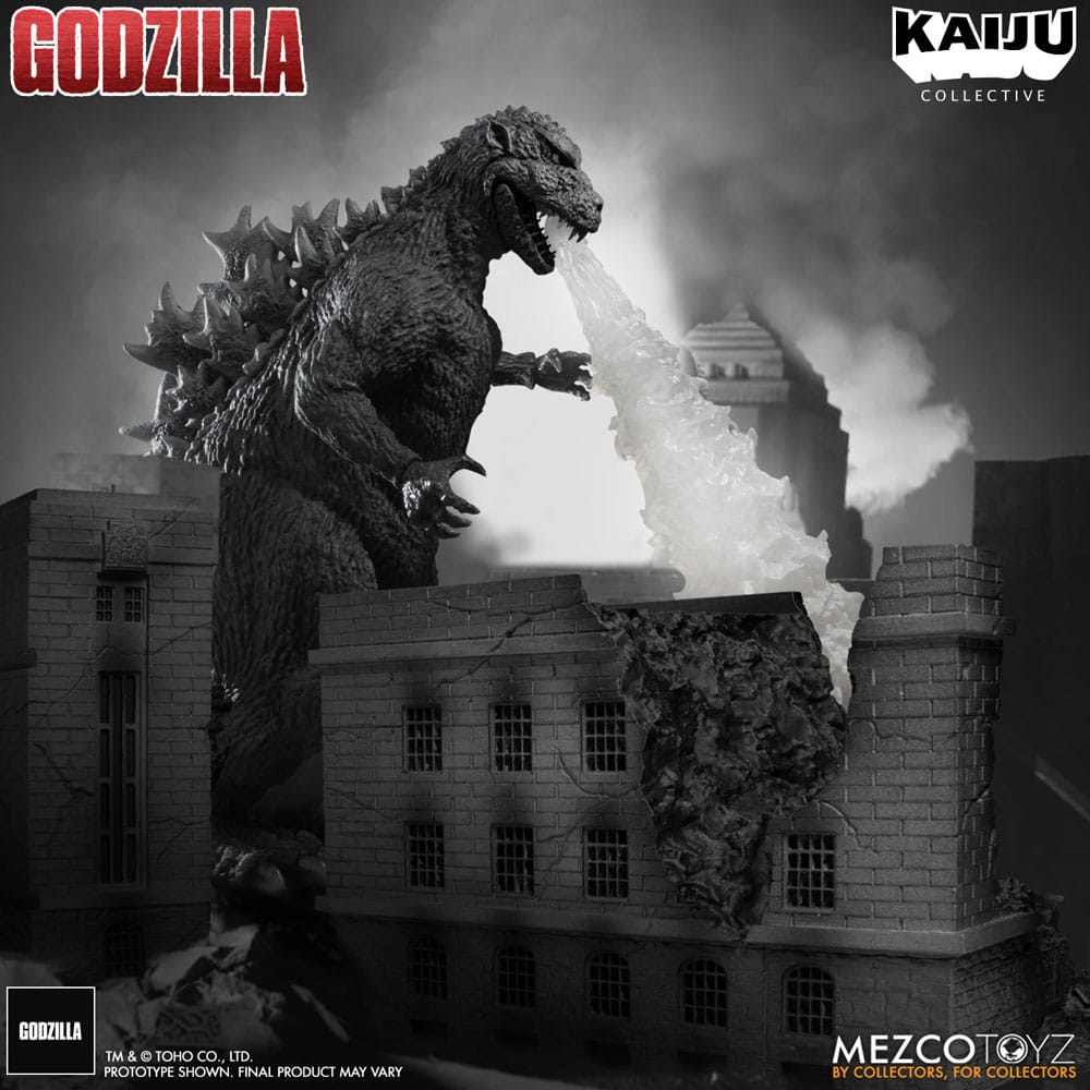 Godzilla (1954) Kaiju Collective Actionfigur Godzilla - Black & White Edition 20 cm - Preorder - ETA: 27.11.2025