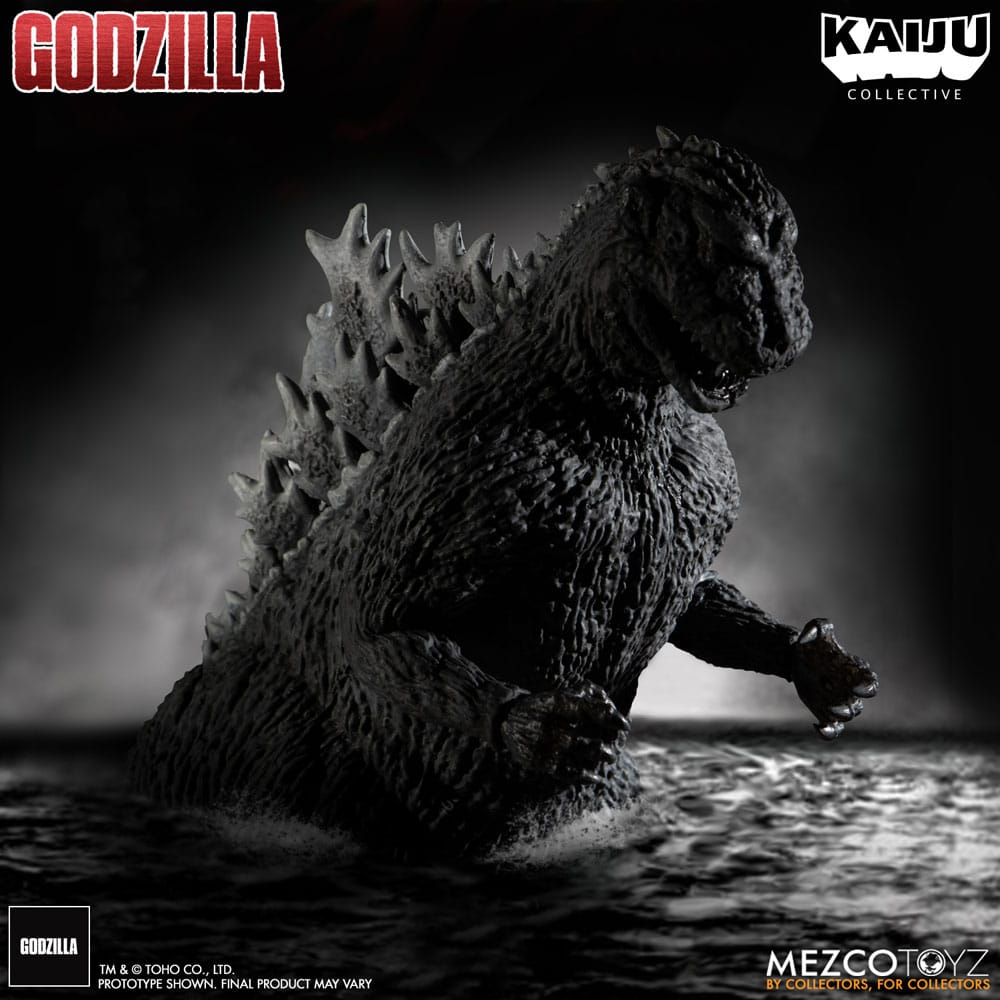 Godzilla (1954) Kaiju Collective Actionfigur Godzilla - Black & White Edition 20 cm - Preorder - ETA: 27.11.2025