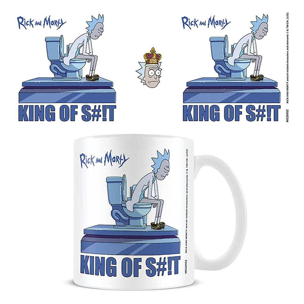 Rick and Morty Tasse King of Shit - Versand: 7 Tage nach Bestellung
