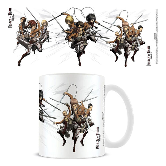 Attack on Titan Tasse Character - Versand: 5-7 Tage nach Bestellung