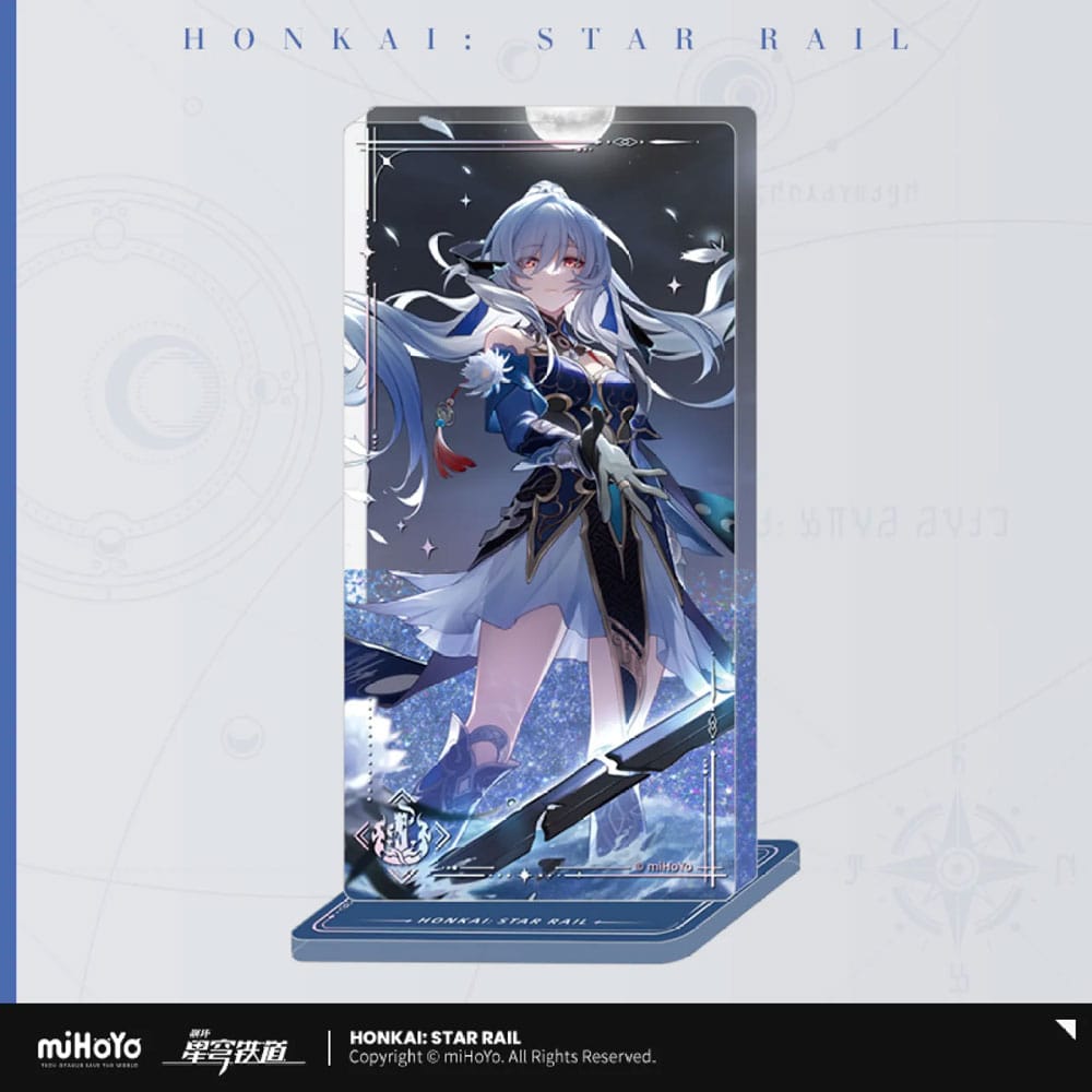 Honkai: Star Rail Light Cone Acryl Ornament mit Glitzer: Jingliu I shall be my own Sowrd 15 cm - Versand: 7 Tage nach Bestellung