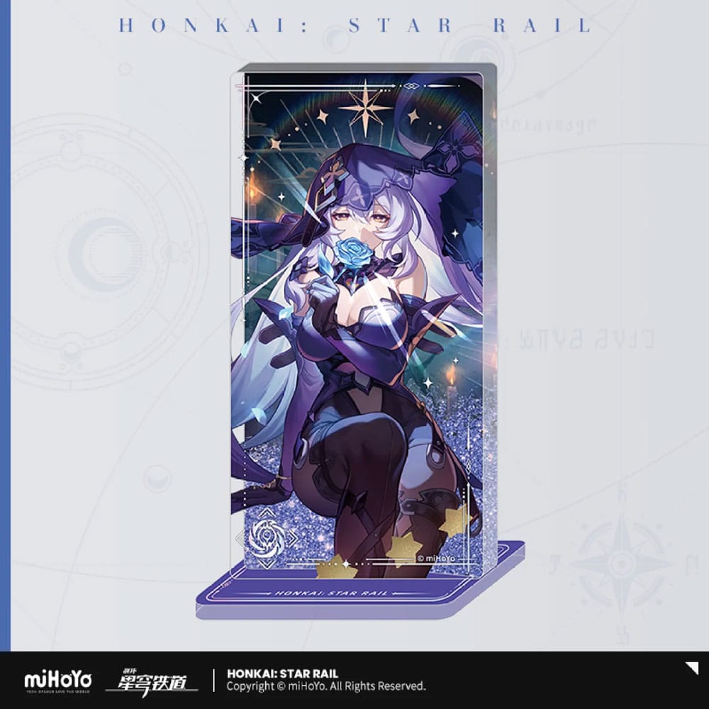 Honkai: Star Rail Light Cone Acryl Ornament mit Glitzer: Black Swan Reforged Remembrance 15 cm - Versand: 7 Tage nach Bestellung
