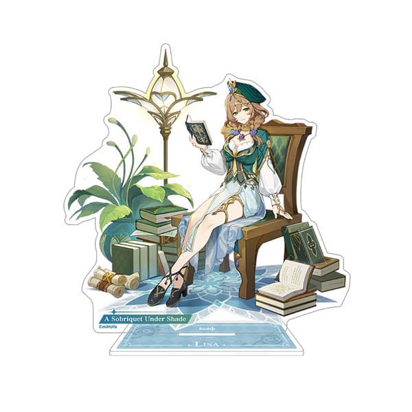 Genshin Impact Teyvat Style Series Acryl Diorama Lisa: A Sobriquet Under Shade 15 cm - Versand: 7 Tage nach Bestellung