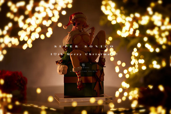 Super Sonico PVC Statue 1/7 Super Sonico 10th Merry Christmas! 25 cm - Versand: 5-7 Tage nach Bestellung