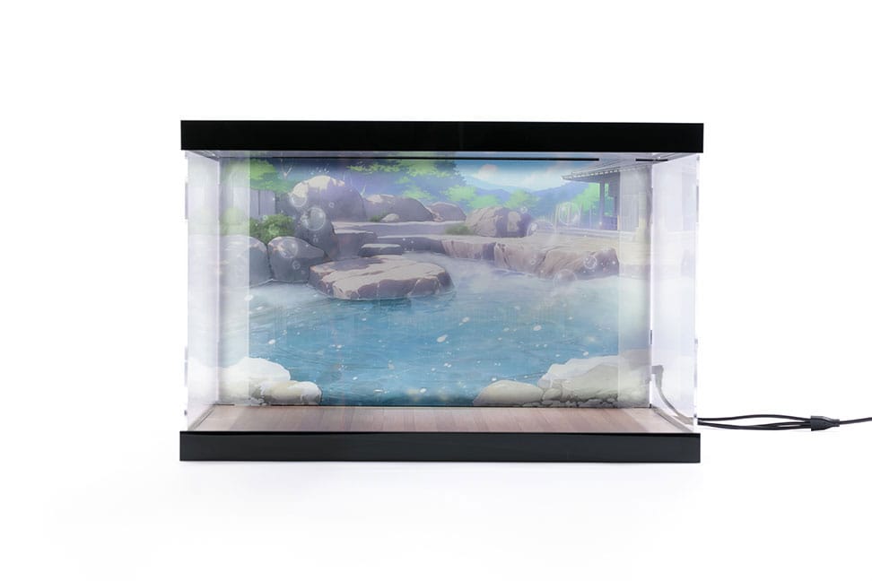 Azur Lane Acryl Display Case mit Beleuchtung für Figur Kashino Hot Springs Relaxation - Versand: 5-7 Tage nach Bestellung