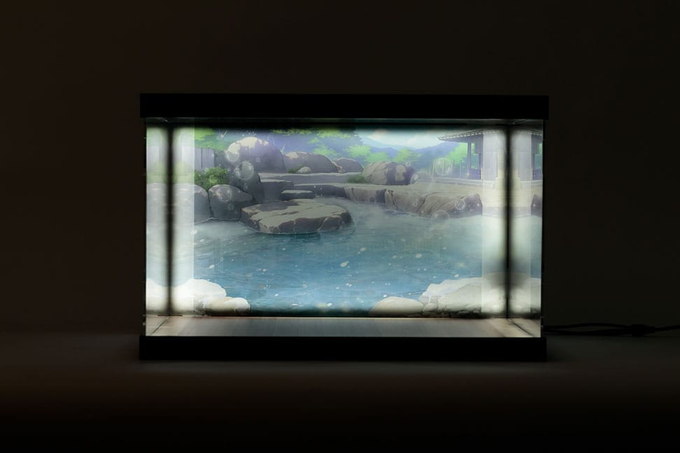 Azur Lane Acryl Display Case mit Beleuchtung für Figur Kashino Hot Springs Relaxation - Versand: 5-7 Tage nach Bestellung