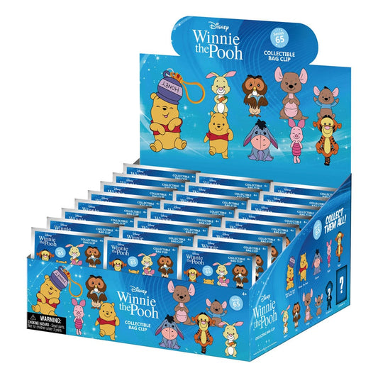 Winnie Puuh 3D PVC-Taschenanhänger Series 2 Display (24) - Preorder - ETA: 22.12.2025