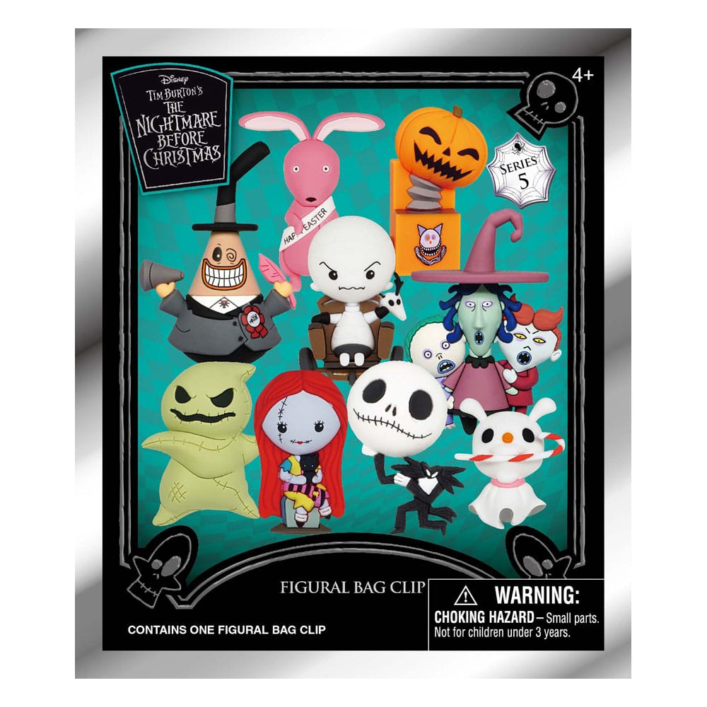 Nightmare before Christmas 3D PVC-Taschenanhänger Series 5 Display (24) - Versand: 5-7 Tage nach Bestellung