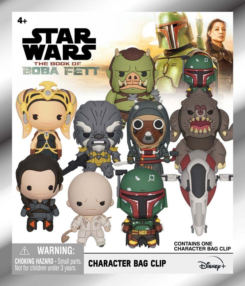Star Wars: Das Buch von Boba Fett 3D PVC-Taschenanhänger Serie 1 Display (24) - Preorder - ETA: 13.08.2026