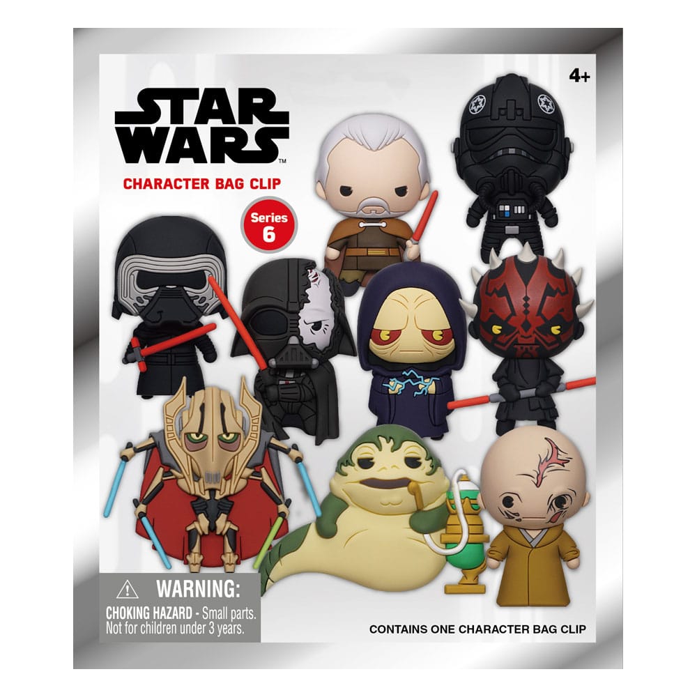 Star Wars 3D PVC-Taschenanhänger Year of the Dark Side Series 1 Display (24) - Versand: 5-7 Tage nach Bestellung