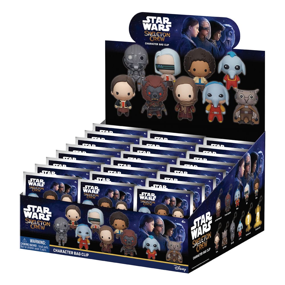 Star Wars 3D PVC-Taschenanhänger Skeleton Crew Display (24) - Versand: 5-7 Tage nach Bestellung