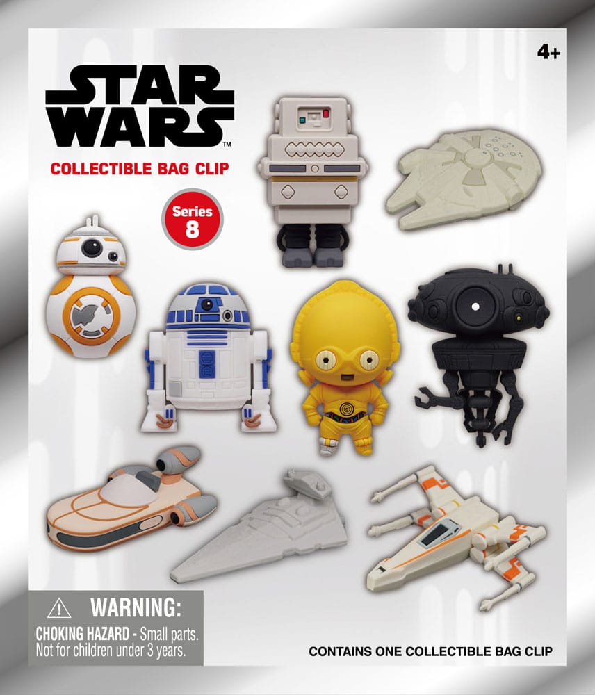 Star Wars PVC-Taschenanhänger Series 8 Power Of Force Display (24) - Preorder - ETA: 03.12.2025