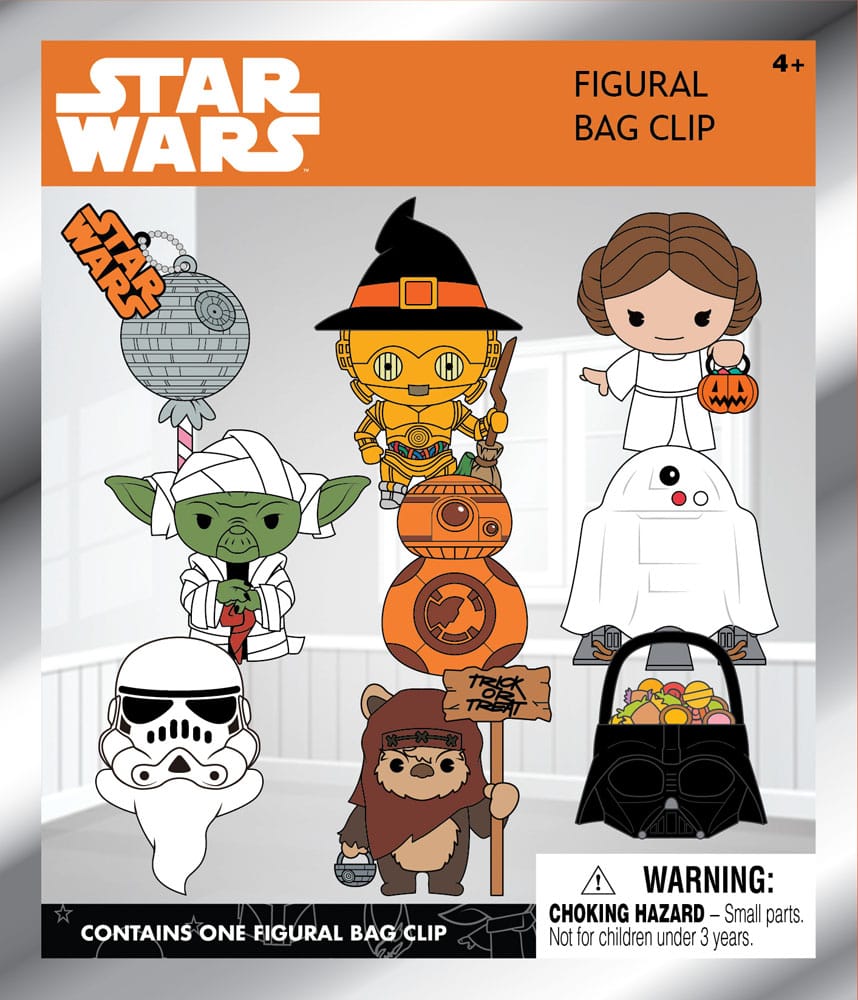 Star Wars 3D PVC-Taschenanhänger Halloween Display (24) - Preorder - ETA: 11.11.2025