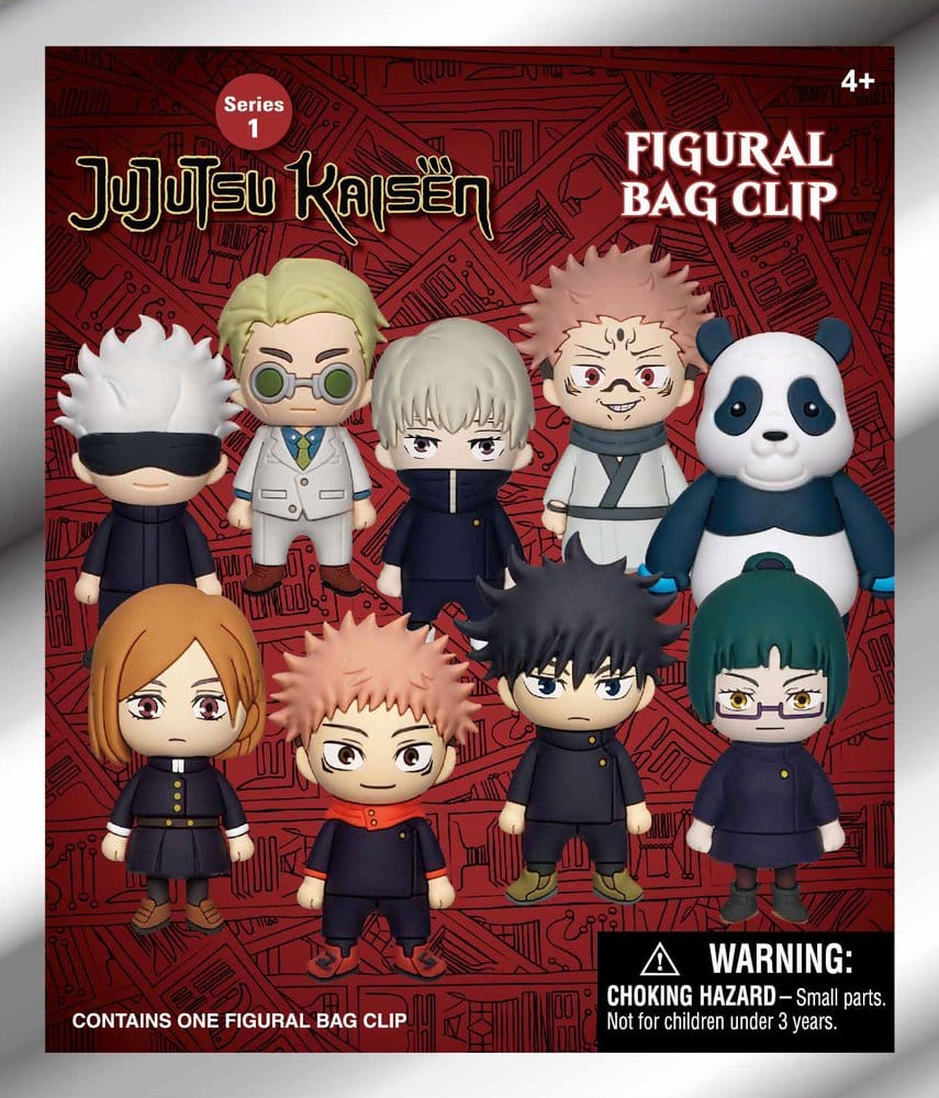 Jujutsu Kaisen 3D PVC-Taschenanhänger Serie 1 Display (24) - Preorder - ETA: 18.07.2026