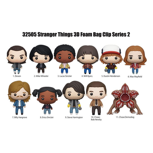 Stranger Things 3D PVC-Taschenanhänger Series 2 Display (24)       - Versand: 5-7 Tage nach Bestellung