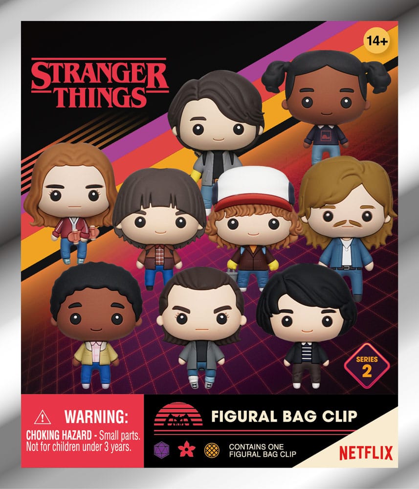 Stranger Things 3D PVC-Taschenanhänger Series 2 Display (24)       - Versand: 5-7 Tage nach Bestellung