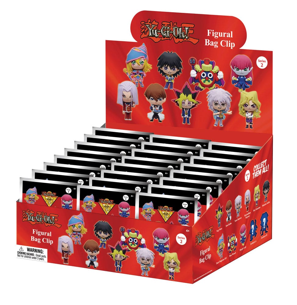 Yu-Gi-Oh PVC-Taschenanhänger Series 2 Display (24) - Preorder - ETA: 06.12.2025