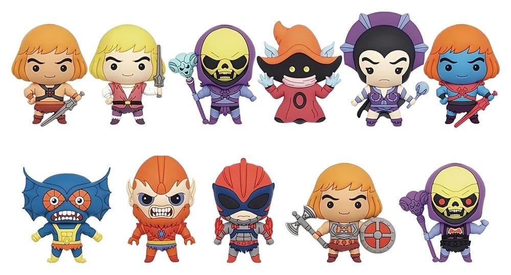 Masters of the Universe 3D PVC-Taschenanhänger Movie Series 1 Display (24) - Preorder - ETA: 06.08.2026
