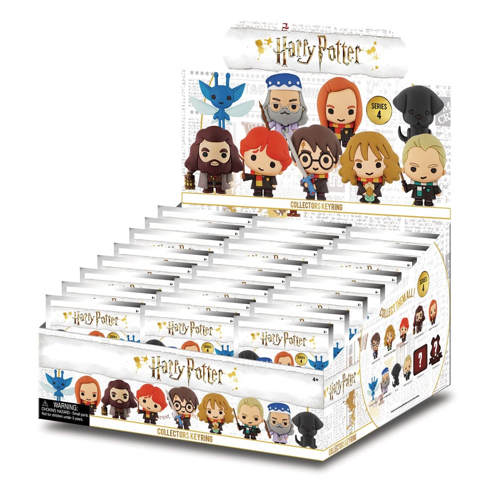 Harry Potter 3D PVC-Taschenanhänger Series 4 Display (24) - Versand: 5-7 Tage nach Bestellung