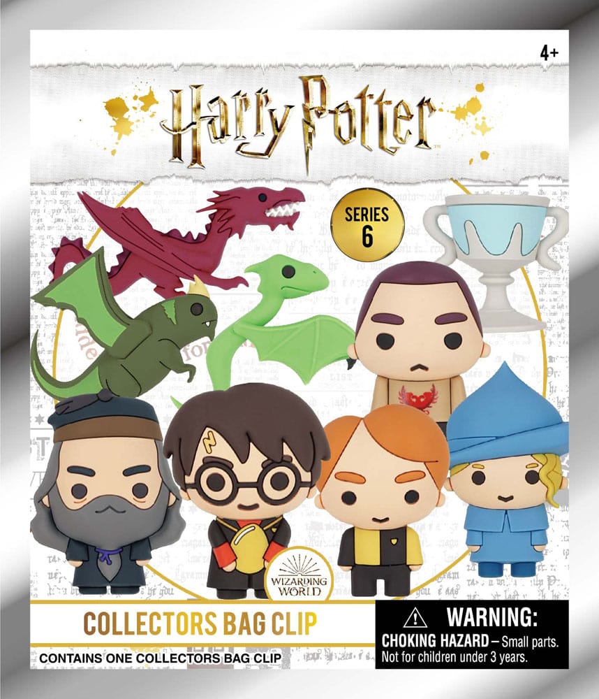 Harry Potter 3D PVC-Taschenanhänger Series 6 Display (24) - Preorder - ETA: 11.11.2025