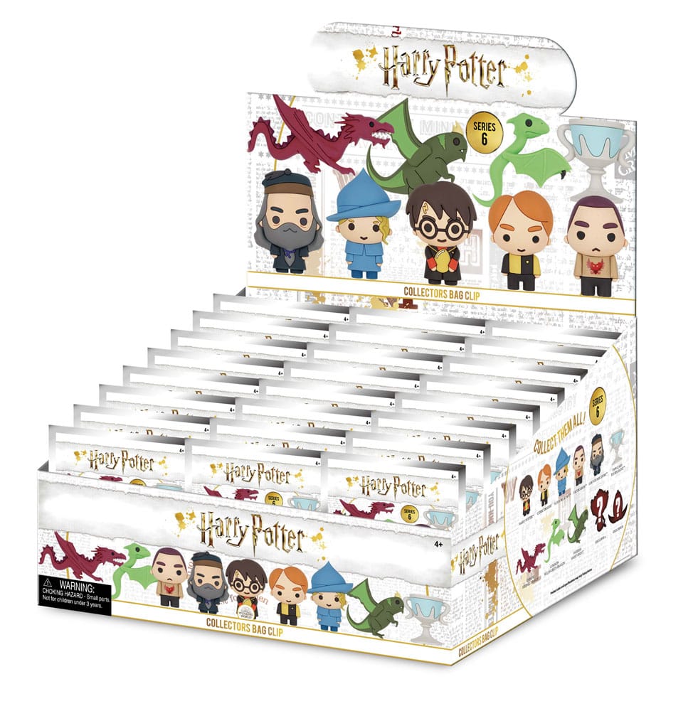 Harry Potter 3D PVC-Taschenanhänger Series 6 Display (24) - Preorder - ETA: 11.11.2025