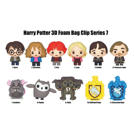 Harry Potter 3D PVC-Taschenanhänger Series 7 Display (24) - Preorder - ETA: 08.01.2026