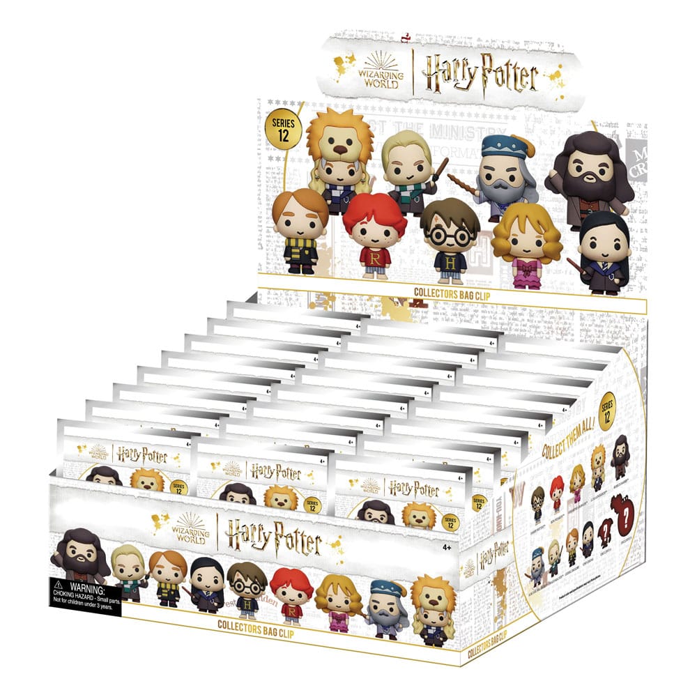 Harry Potter 3D PVC-Taschenanhänger Series 12 Display (24) - Versand: 5-7 Tage nach Bestellung