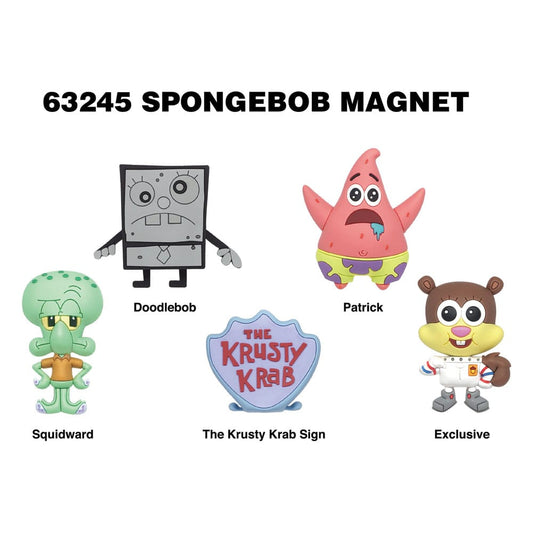 SpongeBob Schwammkopf 3D Magnete Series 1 Display (12)            - Preorder - ETA: 01.11.2025