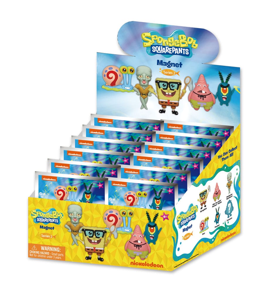 SpongeBob Schwammkopf Magnete blind pack Series 2 Display (12) - Preorder - ETA: 08.01.2026