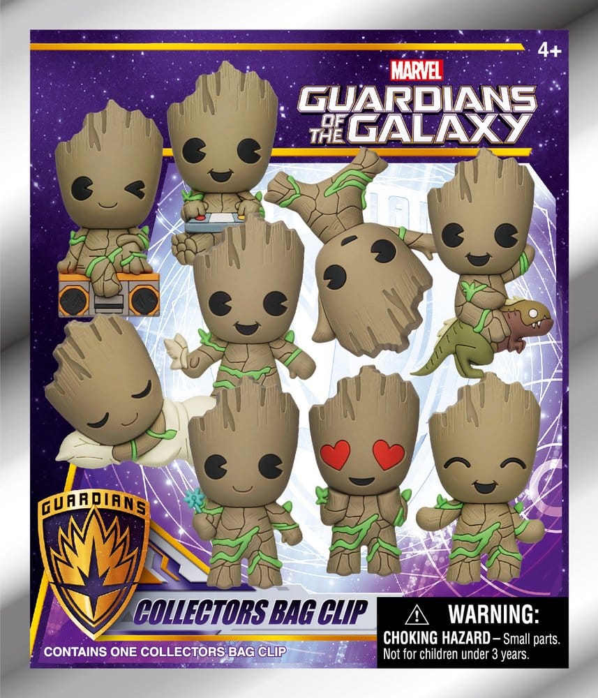Marvel Groot 3D PVC-Taschenanhänger Serie 1 Blind Bag Display (24) - Preorder - ETA: 26.10.2026