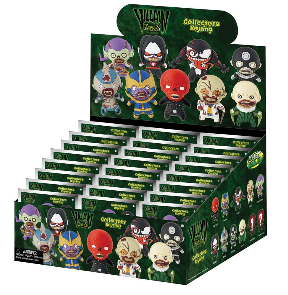 Marvel 3D PVC-Taschenanhänger Series 1 Zombies Display (24) - Preorder - ETA: 22.12.2025