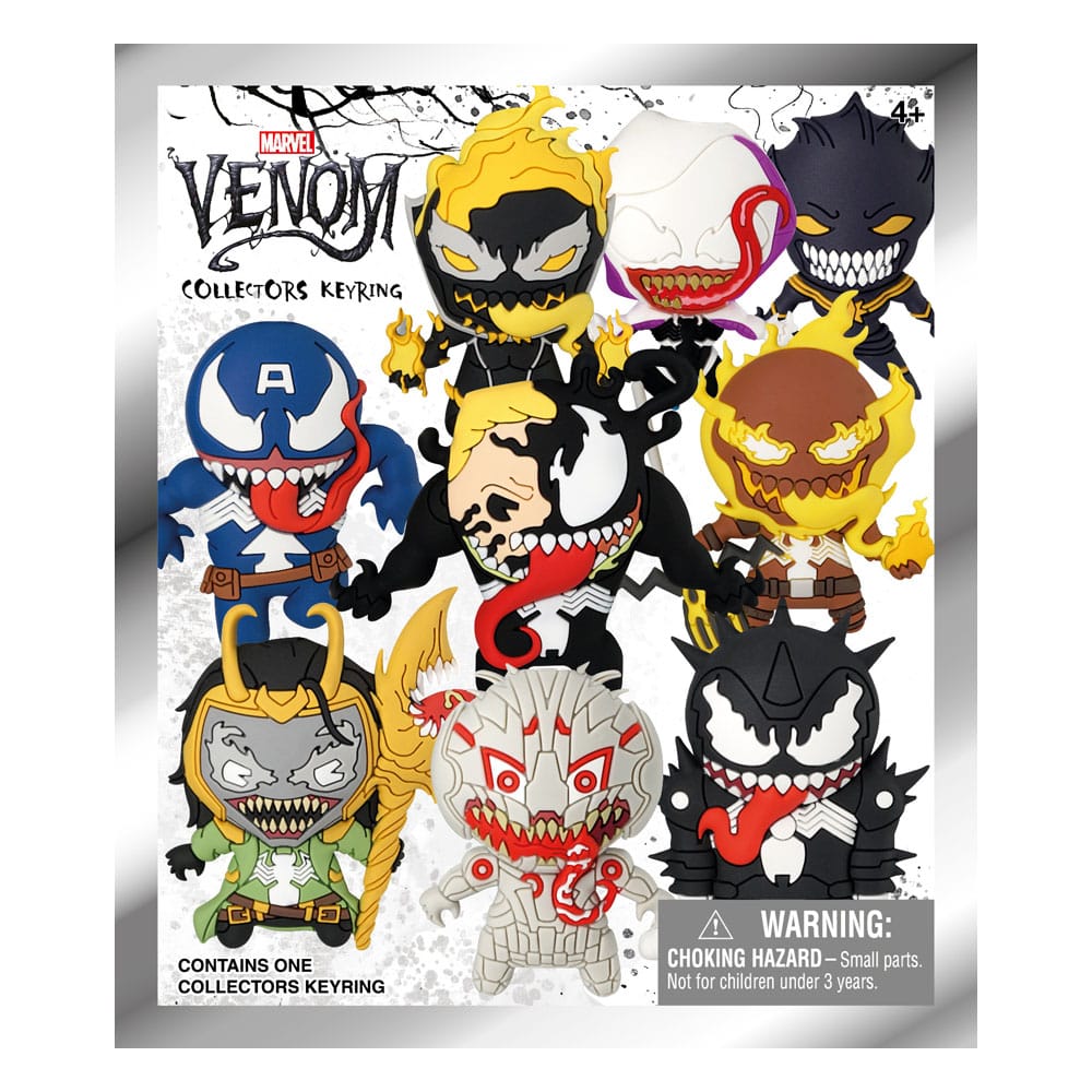 Venom 3D PVC-Taschenanhänger Series 1 Display (24) - Preorder - ETA: 20.12.2025
