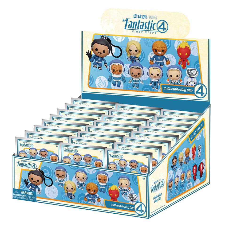 Fantastic Four 3D PVC-Taschenanhänger Movie Display (24) - Versand: 5-7 Tage nach Bestellung
