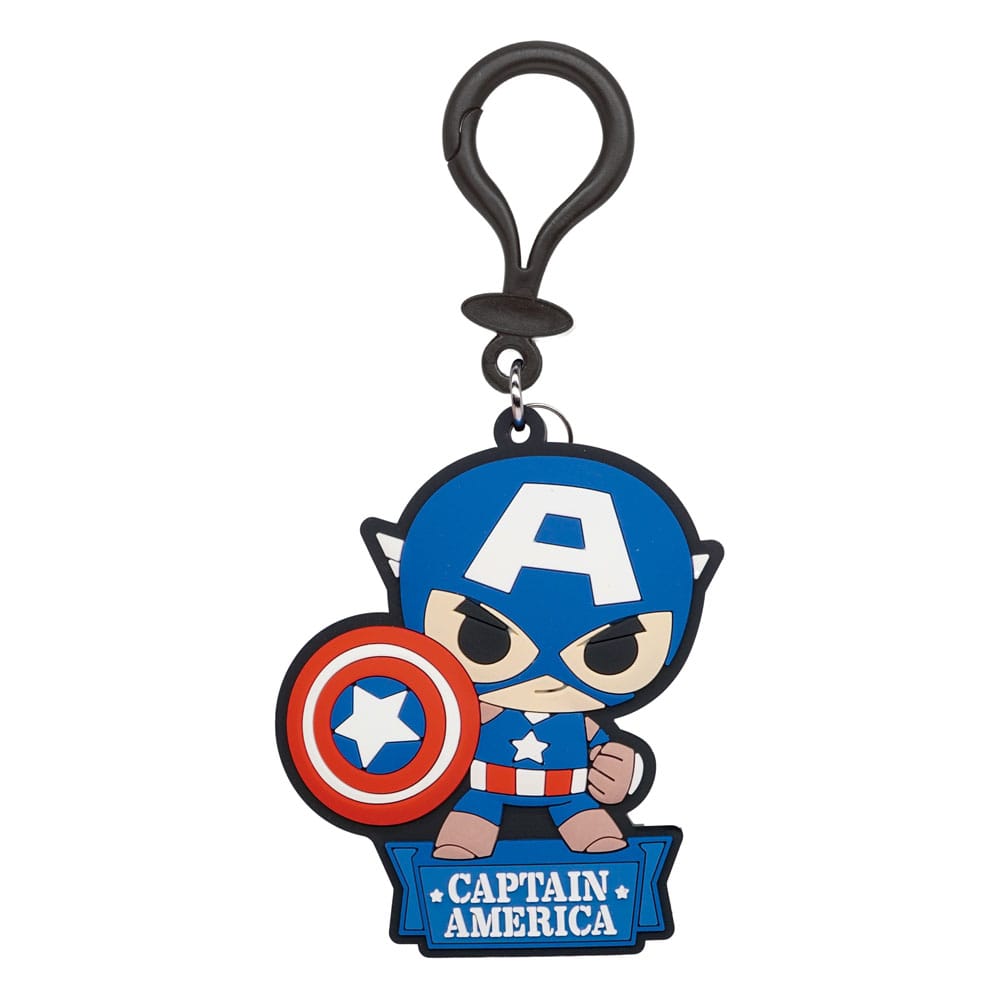Marvel Soft Touch PVC Taschenanhänger Captain America - Preorder - ETA: 30.06.2026