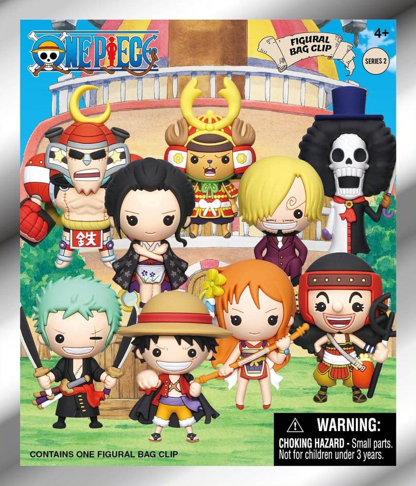 One Piece 3D PVC-Taschenanhänger Serie 2 Display (24) - Preorder - ETA: 18.09.2026