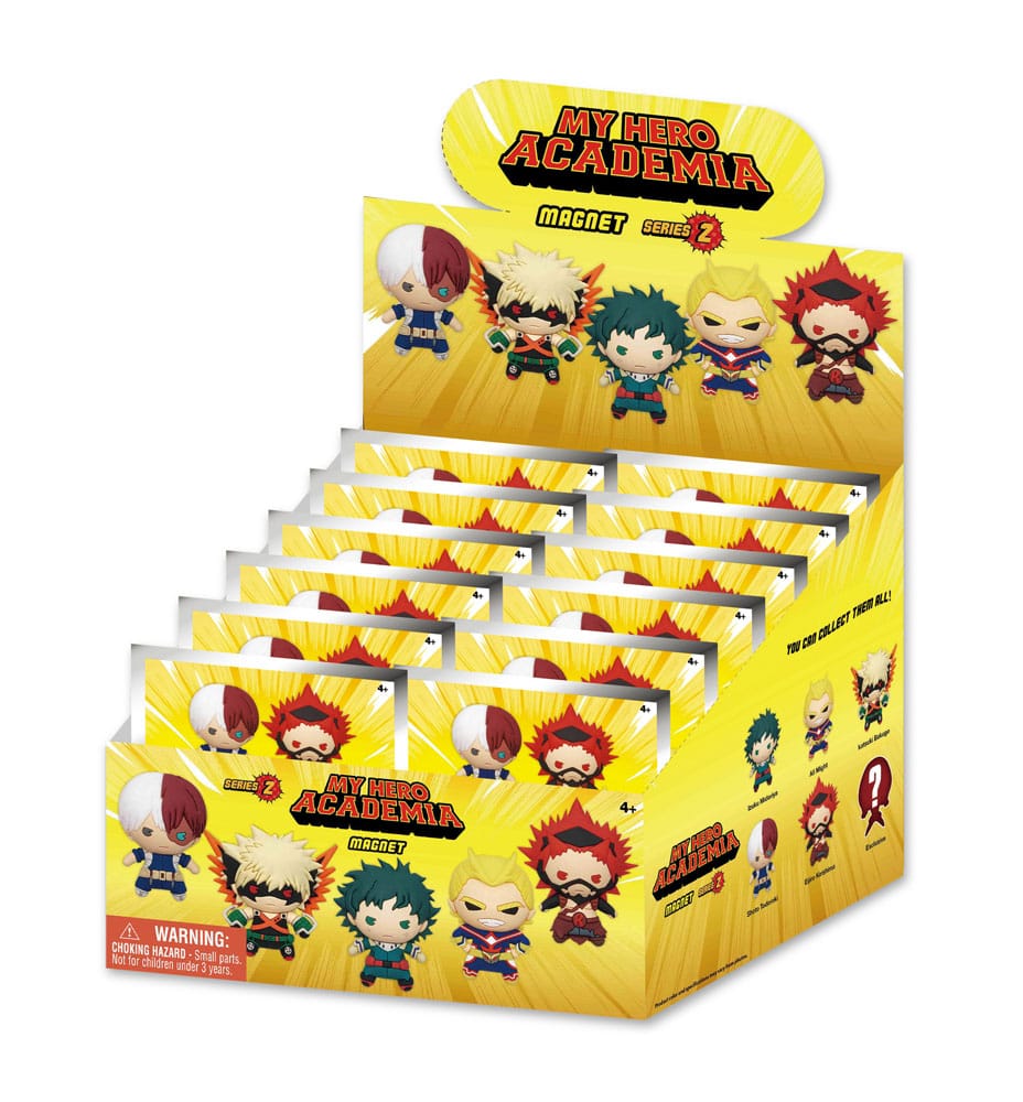 My Hero Academia 3D Magnete Series 2 Display (12) - Preorder - ETA: 01.12.2025