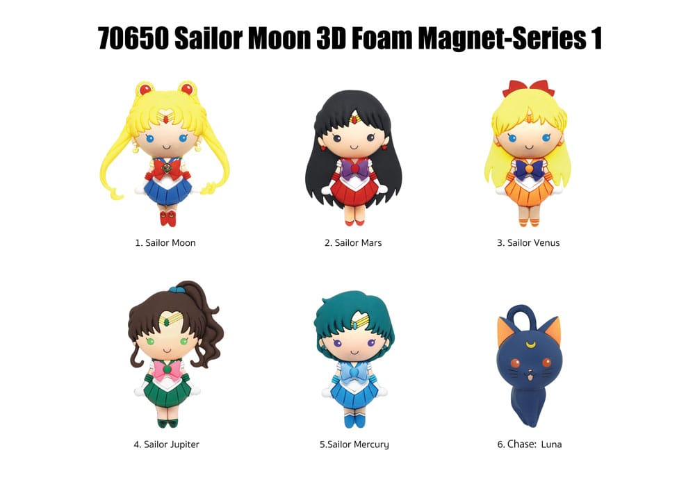 Sailor Moon Magnete blind pack Series 1 Display (12) - Preorder - ETA: 30.08.2026