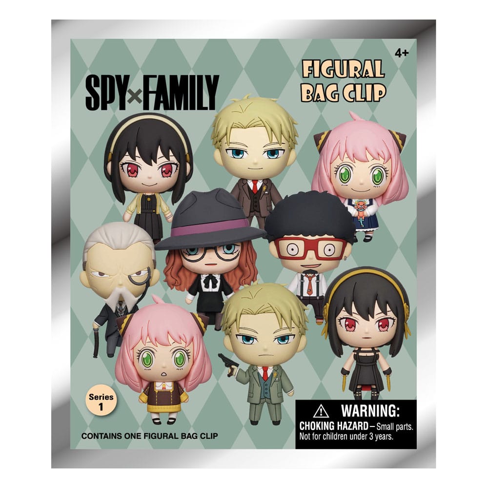 Spy x Family 3D PVC-Taschenanhänger Serie 1 Display (24) - Preorder - ETA: 30.08.2026