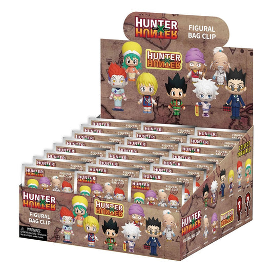 Hunter x Hunter 3D PVC-Taschenanhänger Serie 1 Display  (24) - Preorder - ETA: 07.02.2026