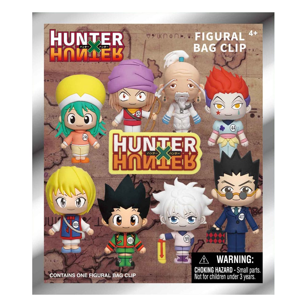 Hunter x Hunter 3D PVC-Taschenanhänger Serie 1 Display  (24) - Preorder - ETA: 07.02.2026
