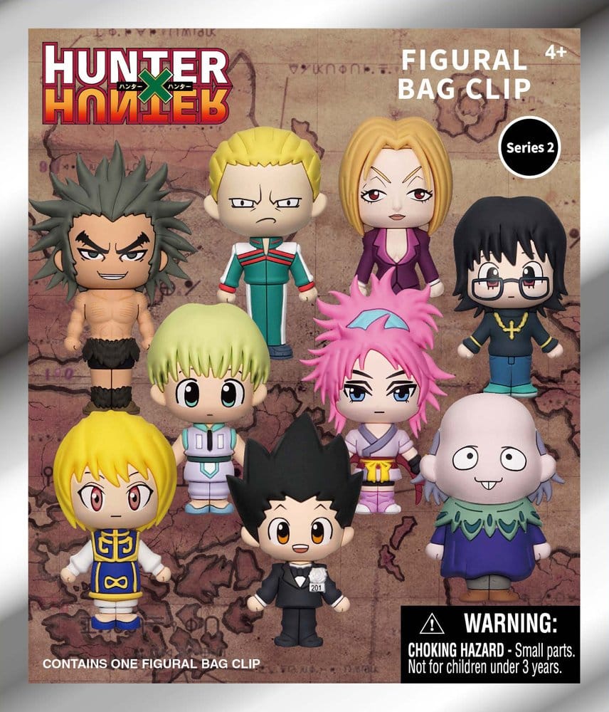 Hunter × Hunter 3D PVC-Taschenanhänger Series 2 Display (24) - Preorder - ETA: 24.07.2026