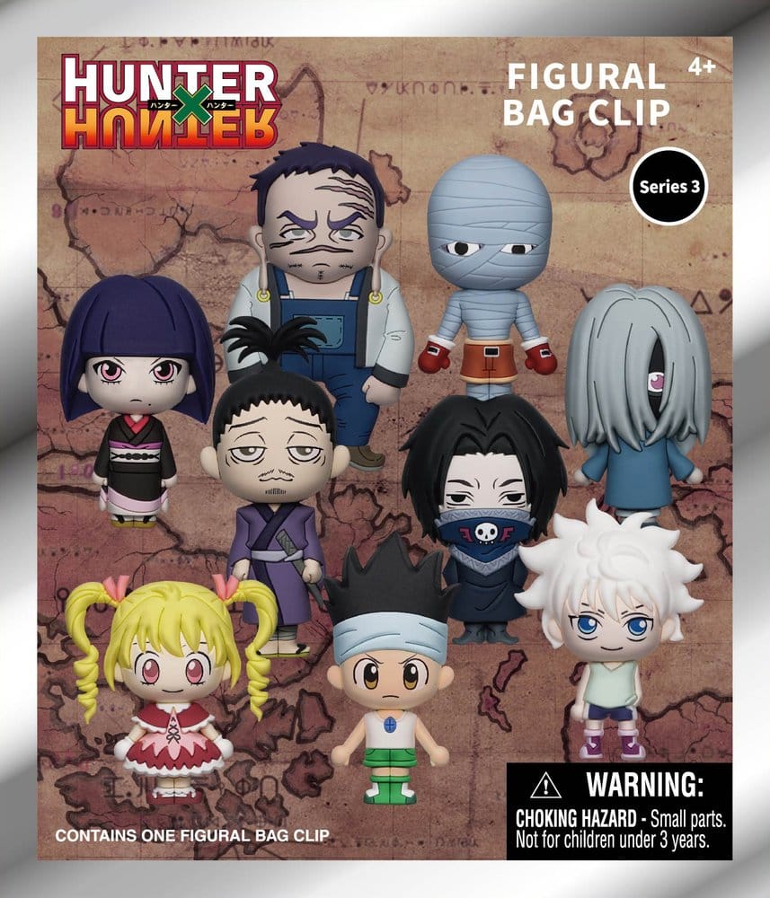 Hunter x Hunter 3D PVC-Taschenanhänger Serie 3 Display (24) - Preorder - ETA: 26.10.2026