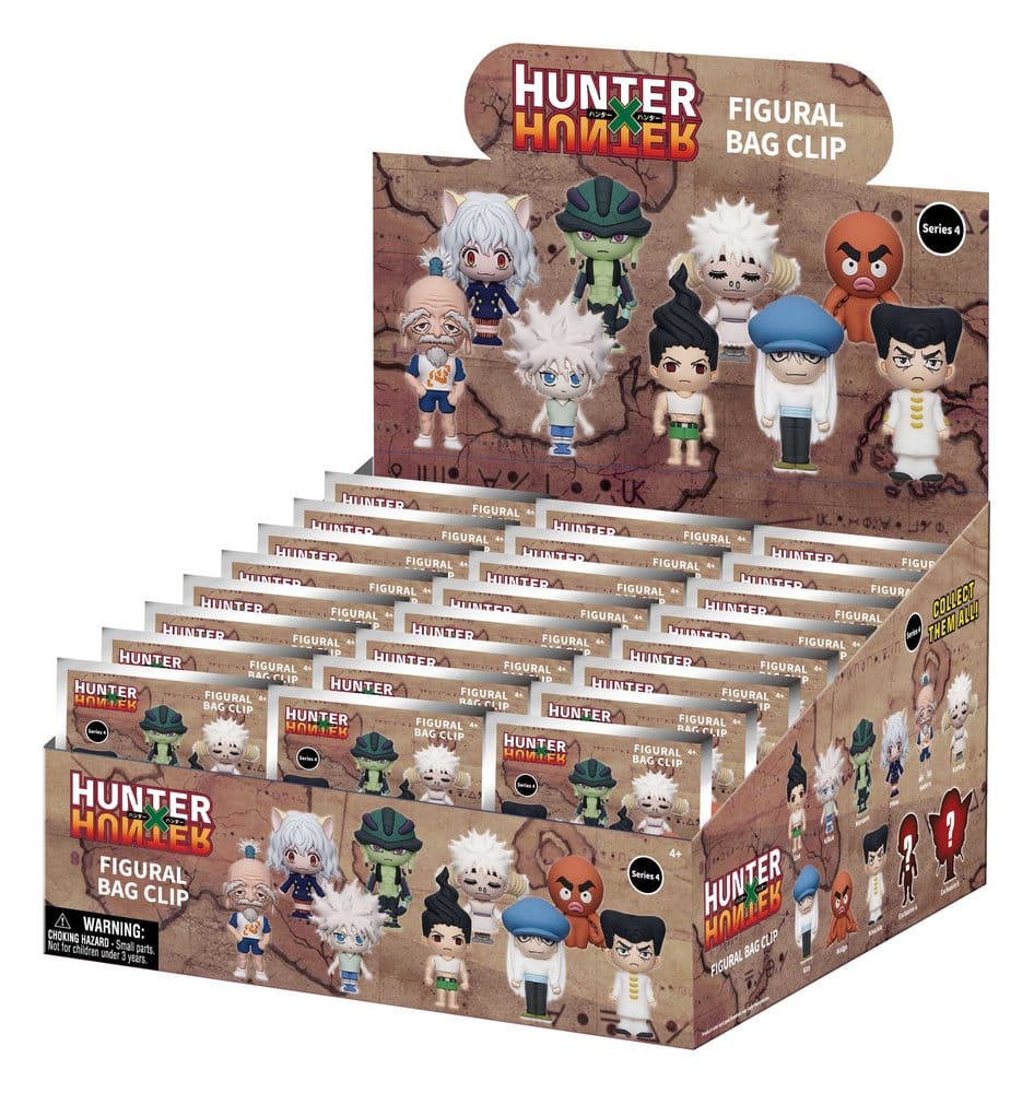 Hunter x Hunter 3D PVC-Taschenanhänger Serie 4 Blind Bag Display (24) - Preorder - ETA: 28.12.2026