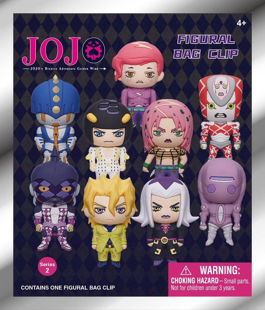 JoJo´'s Bizarre Adventure 3D PVC-Taschenanhänger Serie 2 Blind Bag Display (24) - Preorder - ETA: 25.01.2027