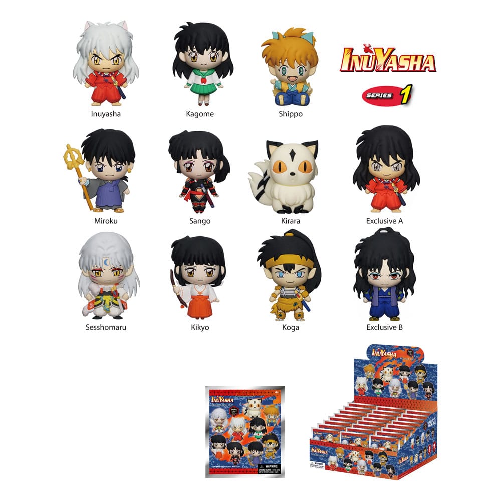 Inuyasha PVC-Taschenanhänger Series 1 Display (24) - Versand: 5-7 Tage nach Bestellung